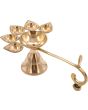 Traditional Brass Panch Aarti No.2 (Holds 5 Cotton Lamp)