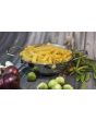 Zinel 5034 Tri-Ply kadai with Glass Lid, 3L-24cm, Stainless Steel