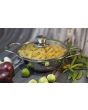 Zinel 5038 Tri-Ply kadai with Glass Lid, 5.5L-28cm, Stainless Steel