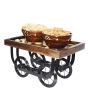 Wooden Thela Trolley Tray