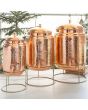 Copper Hammered Design Water Tank-10 Liters