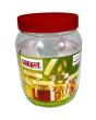 Sunpet 4000 ml Red Top Plastic Storage Jar Canister
