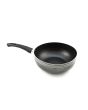 Grey Non-Stick Wok without Lid 24cm
