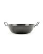 Enamel Pan 28cm Black with Two Handles