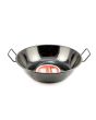 Enamel Pan 32cm Black with Two Handles
