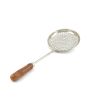 Stainless Steel Boondi Zara With Wooden Handle No-4