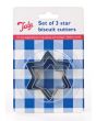 Think Chef Aid Stainless Steel Star Biscuit Cutter (Set of 3)