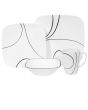 Corelle Simple Lines Square 16pc Dinner Set