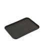 Black Plastic Non Slip Rectangular Tray 51cm x 38.5cm