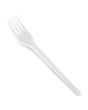 White Plastic Disposable Cutlery Forks- Pack of 100