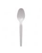 White Disposable Plastic Teaspoons Pack of 100