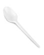 White Disposable Plastic Spoons Pack of 100