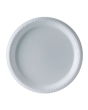 Deep-Well Plastic Plate, White 26cm Pack of 50