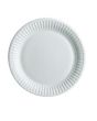 Round White Paper Plates Disposable 18cm - Pack of 50