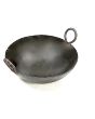 Heavy Duty Iron Kadai 20' With Brass Handles