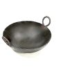 Heavy Duty Iron Kadai 22' With Brass Handles