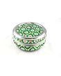Indian Traditional Green Mina Matka Dabba Container No.11