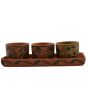 Clay Pickle Set (3 Compartment)