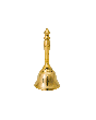 Gold Brass Pooja Bell No 0