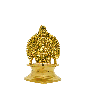 Traditional Brass Kamachi Batti (Cotton Lamp)