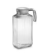 Luminarc Quadro Fridge Pitcher Jug White Lid 1.7L