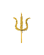 Traditional Brass Trishul Stand No.12