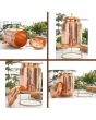 Copper Hammered Design Water Tank-5 Liters