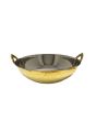 Brass Hammered Serving Kadai 23.5cm - No 5