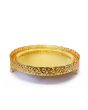 Big Round Gold Tray - 35.5cm