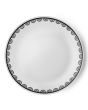 Corelle Black & White 3 (Lace) Dinner Plate - 26cm