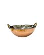 Copper Hammered Serving Kadai 18cm - No 4