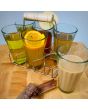 Indian Mini Chai glass carrier & 4 glasses set
