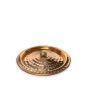 Copper Hammered Flat Lid 13cm - No 1