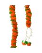 Single String Of Dark Orange Artificial Flower Ladi - 57