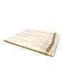 Dhoti - Cream With Gold Boarder