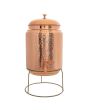 Copper Hammered Design Water Tank-18 Liters