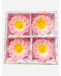 Coloured Daisy Flower Floating candle, 3 packs x 4 Candles in each pack - Mixed Packs