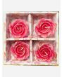 Coloured Rose Floating candle, 3 packs x 4 Candles in each pack - Mixed Packs