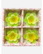 Coloured Flower Floating candle, 3 packs x 4 Candles in each pack - Mixed Packs