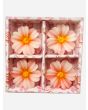 Coloured Flower Floating candle, 3 packs x 4 Candles in each pack - Mixed Packs