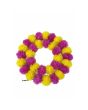 Pom Pom Ladi Big Dark Pink & Yellow 1pc