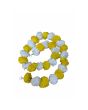 Pom Pom Ladi Big Yellow & White 1pc