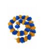 Pom Pom Ladi Big Orange & Blue 1pc