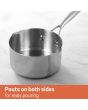 Zinel Stainless Steel Triply Milk Pan 18cm
