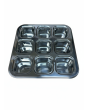 Zinel Square Stainless Steel Spice Box - 24.5cm