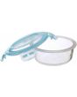 Round Glass Food Container With Lid 620ml