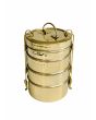 Hammered Brass 4-tier Tiffin Containers