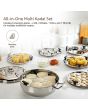 Stainless Steel Multi Kadai 6 in 1