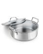 Zinel Stainless Steel Saute Pot 32cm