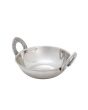 Stainless Steel Double Wall Hammer Kadai 13cm